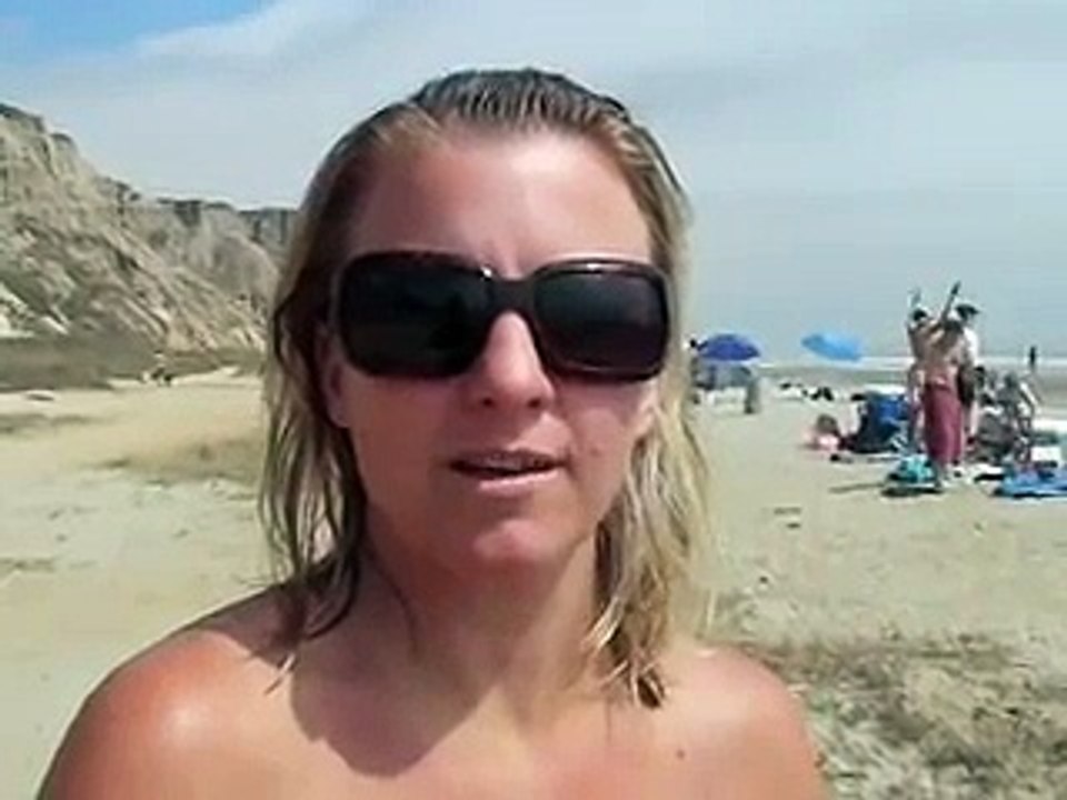 Swimsuits on the Birthdaysuits (Nude Beach)