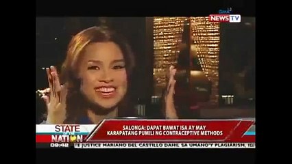 LEA SALONGA  Jokes about Manny Pacquiao stance about RH Bill