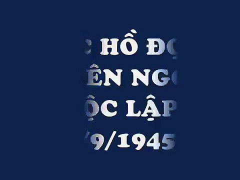 BÁC HỒ ĐỌC TUYÊN NGÔN ĐỘC LẬP NGÀY 2- 9- 1945