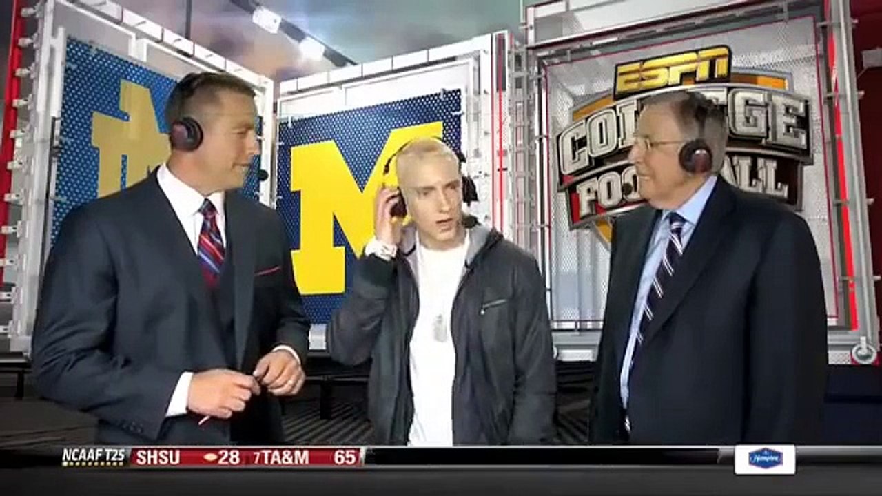 Eminem's ESPN interview is really awkward