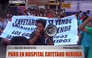 Paro en hospital Cayetano Heredia