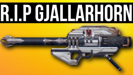 Destiny: R.I.P GJALLARHORN 2014-2015 | OMINIGUL SOLO NIGHTFALL