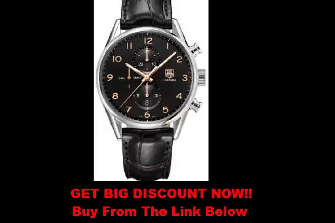 UNBOXING Tag Heuer Carrera Calibre 1887 Chronograph Automatic Black Dial Mens Watch CAR2014.FC6235