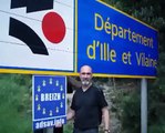 Adsav, panneaux européens Breizh à la frontière bretonne
