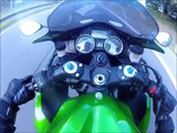 Kawasaki ZZR 1400 High speed Autobahn ride HD