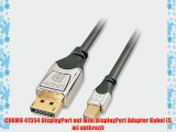 CROMO 41554 DisplayPort auf Mini DisplayPort Adapter Kabel (5 m) anthrazit