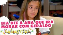 Bia diz à Ana que irá morar com Geraldo