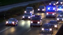Alarmfahrt PTZ Feuerwehr Mönchengladbach zur Bombensprengung nach Dortmund