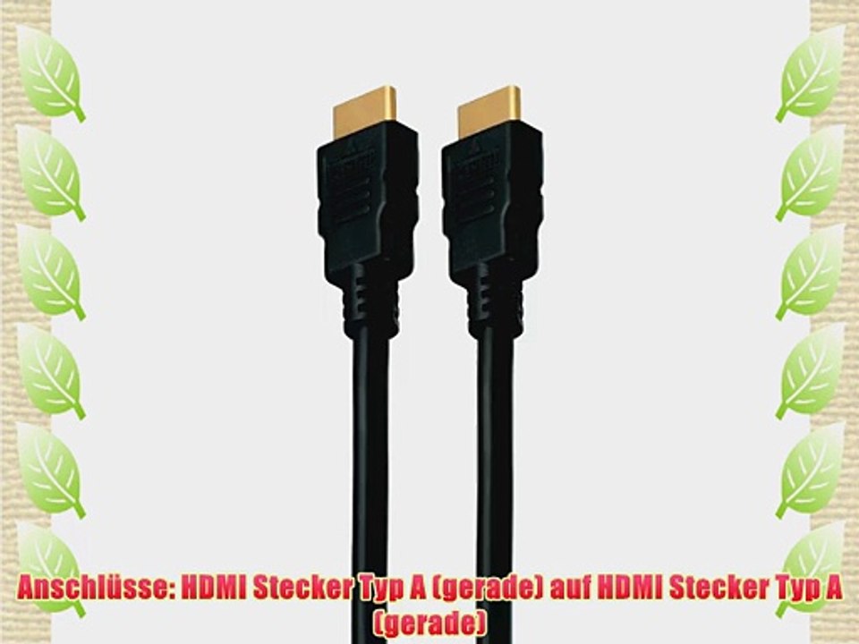 HDMI High Speed Kabel (male) Stecker-Stecker - 05 Meter - 5 St?ck