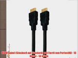 HDMI Kabel (SteckerA auf SteckerA) mit Ferrit von PerfectHD - 15 Meter - 10 St?ck