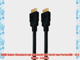 HDMI Kabel (SteckerA auf SteckerA) mit Ferrit von PerfectHD - 125 Meter - 3 St?ck