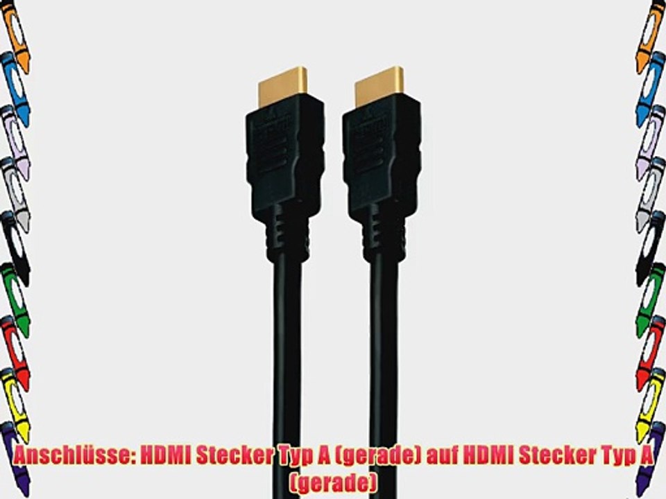 HDMI High Speed Kabel (male) Stecker-Stecker - 20 Meter - 9 St?ck