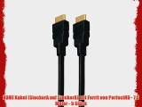 HDMI Kabel (SteckerA auf SteckerA) mit Ferrit von PerfectHD - 75 Meter - 5 St?ck