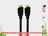 HDMI Kabel (SteckerA auf SteckerA) mit Ferrit von PerfectHD - 75 Meter - 8 St?ck