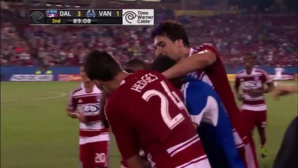 Jair Benitez - Long Range Goal - FC Dallas vs Vancouver Whitecaps - MLS 09-07-2013