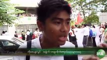 Myanmar Students Protest Education Bill