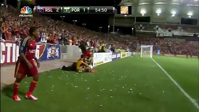 Javier Morales Bicycle Kick Goal - Real Salt Lake v Portland Timbers - MLS 08-30-2013