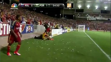 Javier Morales Bicycle Kick Goal - Real Salt Lake v Portland Timbers - MLS 08-30-2013