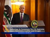 Swearing-In Ceremony for California Supreme Court Nominees
