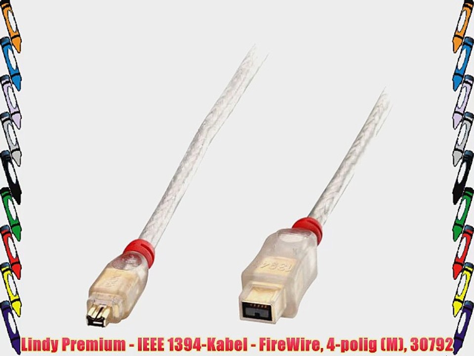 Lindy Premium - IEEE 1394-Kabel - FireWire 4-polig (M) 30792