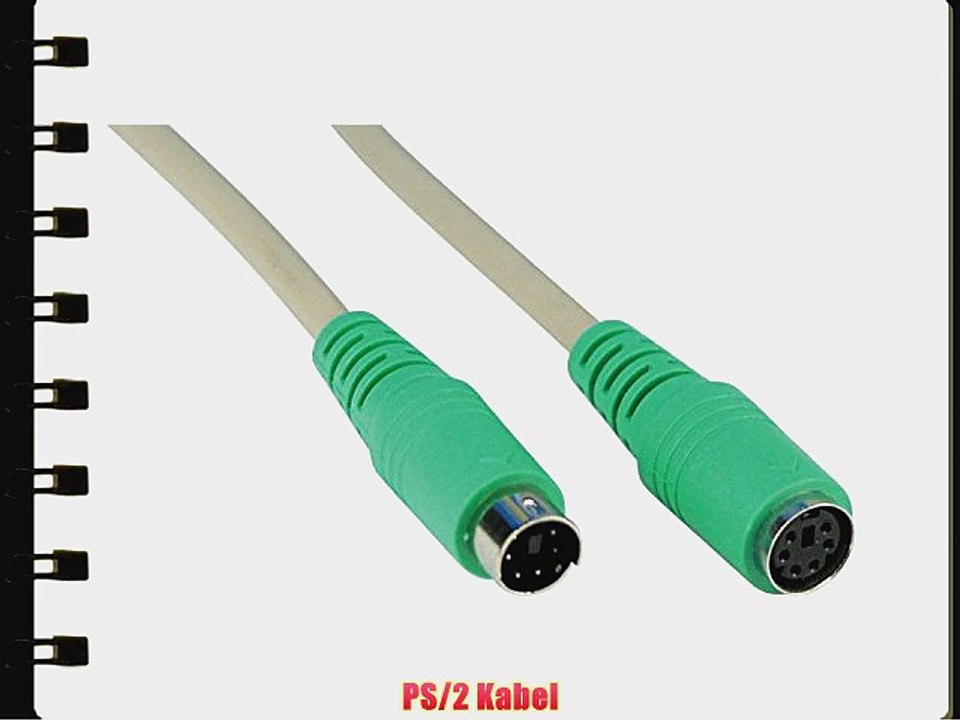 Premium PS/2 Kabel PS / 2 Kabel mDIN6 / Stecker - mDIN6 / Stecker 2.0 m Stecker violett - 6