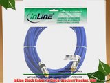 InLine Cinch Kabel 1x Cinch Stecker/Stecker 10m