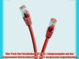 TPFNet (10er PACK) 3m CAT.6 - CAT6 Premium Ethernet LAN Patchkabel SFTP DOPPELT GESCHIRMT |