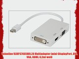 Valueline VLMP37465W0.20 Multiadapter (mini-DisplayPort DVI VGA HDMI 02m) wei?