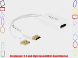 Delock 62496 Adapter HDMI-A Stecker Displayport Buchse