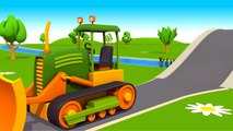 Construction Trucks & Vehicles - 3D Learning Cartoons - Children's Videos (английский для детей)