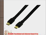 HQ HDMI-FlachKabel mit Ethernet Kanal 10 m