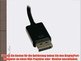 StarTech 1.2 DisplayPort auf VGA Adapter (Stecker auf Stecker USB 3.0)