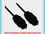 InLine OPTO Audiokabel Toslink Stecker/Stecker 20m