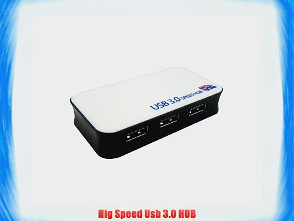 BIGtec High Speed USB 3.0 HUB 4-Port / 3.0 USB HUB Super Speed mit Netzteil und 3.0 USB micro