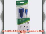 10er Set USB zu Seriell Adapterkabel Stecker A an 9pol Sub D Stecker