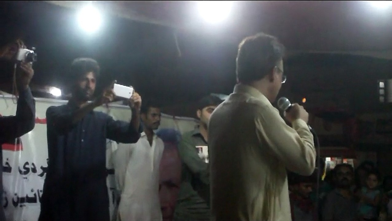 10 Days Dharna- Ayaz Latif Palijo's speech 3rd day in Dharna camp on 25 july 2015 Hyd