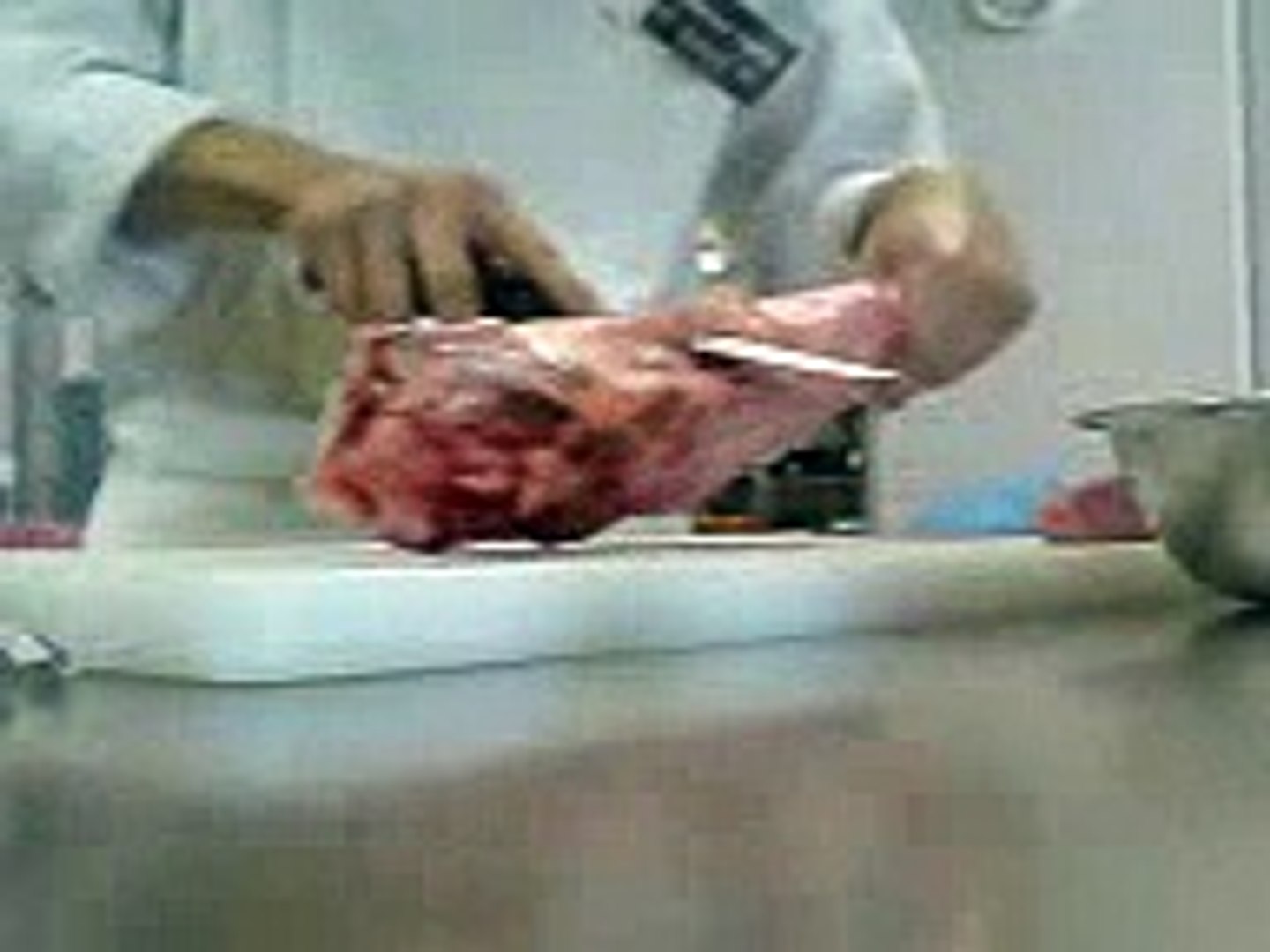How to cutting an ox tail.
