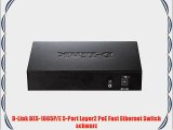 D-Link DES-1005P/E 5-Port Layer2 PoE Fast Ethernet Switch  schwarz