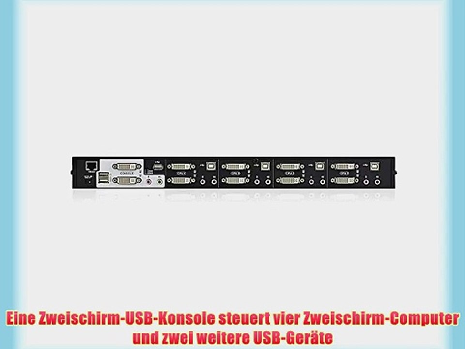 Aten CS1644 KVM Audio Switch (4-polig Dual-DVI USB)