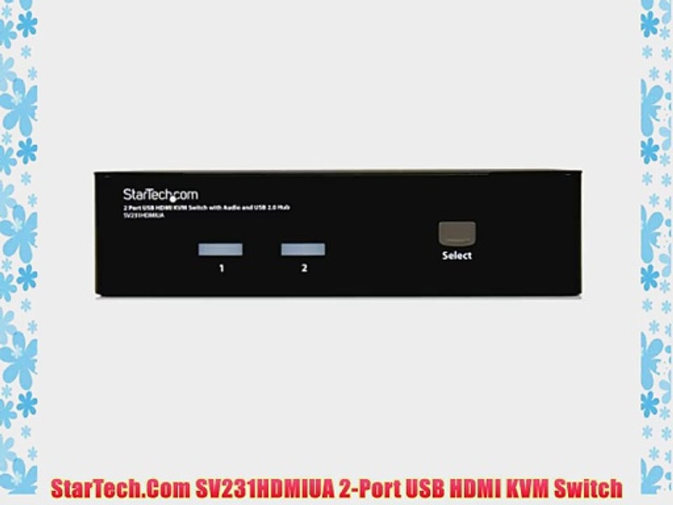 StarTech.Com SV231HDMIUA 2-Port USB HDMI KVM Switch