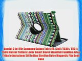 Vandot 3 in1 F?r Samsung Galaxy Tab 4 10.1 Zoll /T530 / T531 / T535 Muster Pattern Leder Smart