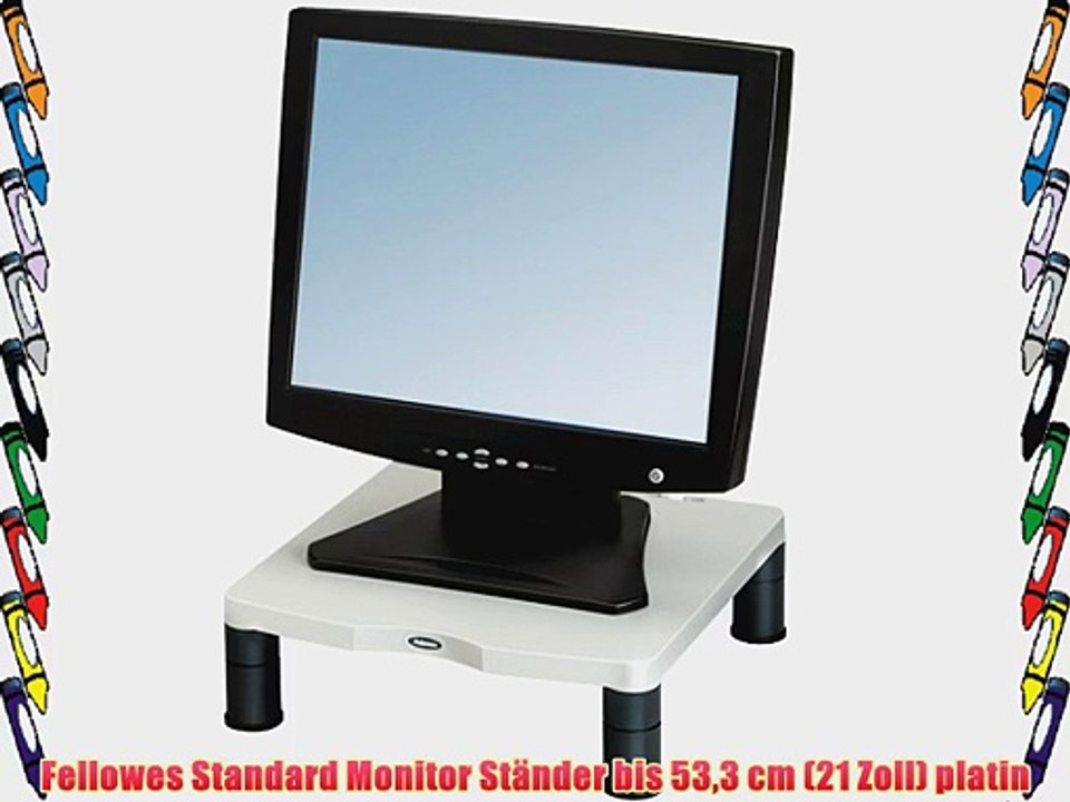 Fellowes Standard Monitor St?nder bis 533 cm (21 Zoll) platin