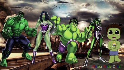 Hulk Finger Family Song | Nursery Rhymes for Children | Finger Family Hulk | Kids Songs