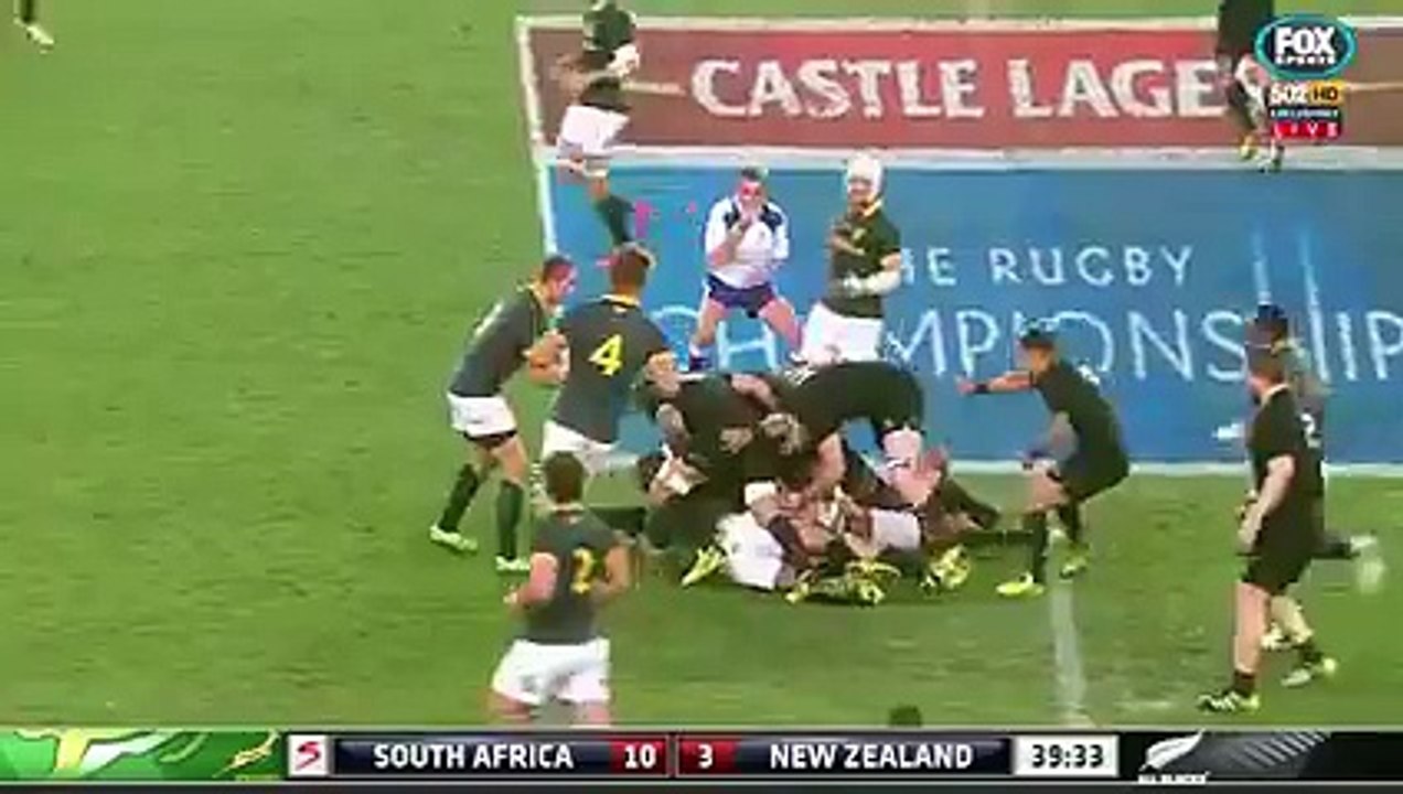 Rugby Championship - l'essai de Ben Smith - All Blacks Springboks