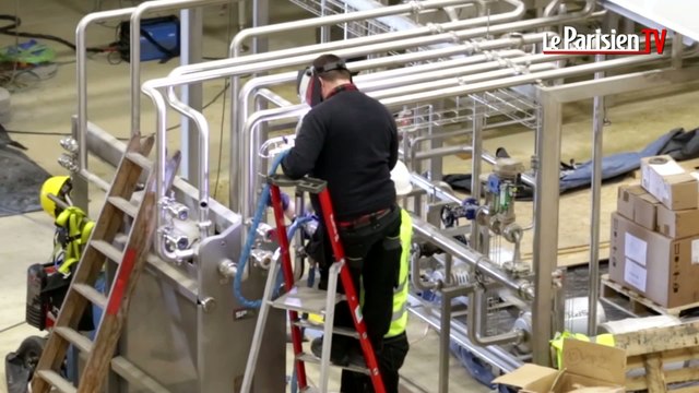 La première usine de lait infantile en France produit... pour la Chine !