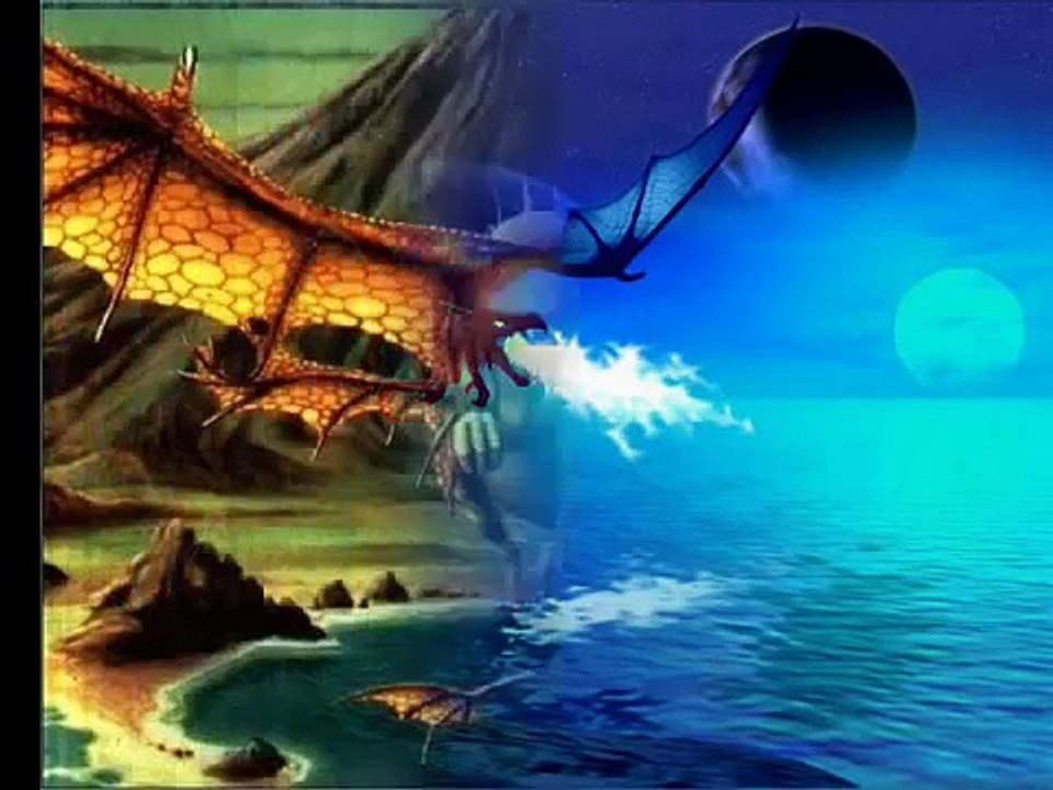 Fantasia con dragones de leyenda y musica celta.