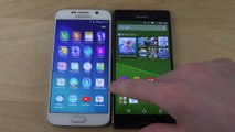 Samsung Galaxy S6 vs. Sony Xperia Z3 Compact - Which Is Faster? (4K)