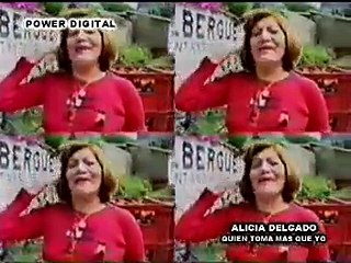 ALICIA DELGADO - Quien toma mas que yo