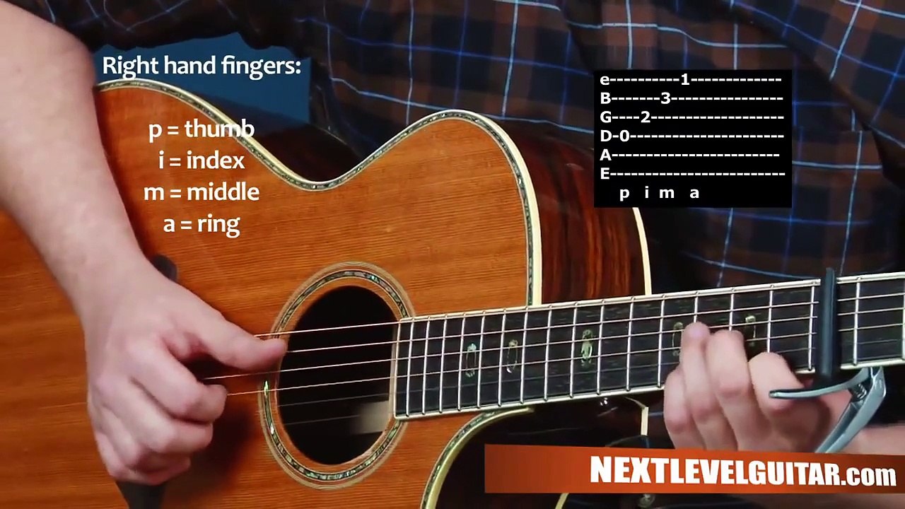 Acoustic finger picking guitar techniques lesson Taylor Swift inspired Safe n Sound Civil Wars style