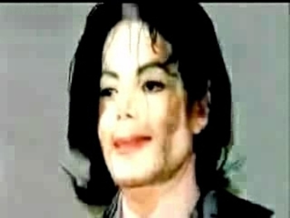 Michael Jackson's face.